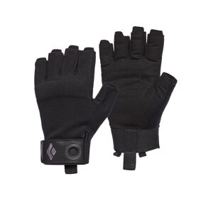 Black Diamond Crag Half-Finger Gloves Schwarz, Herren Fingerhandschuhe, Größe L - Farbe Black