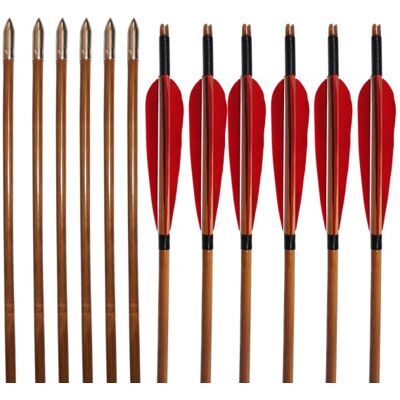 Jinx Bambuspfeil 31" - Handgefertigt mit Truthahnfedern Jinx Bambuspfeil 31" - Handgefertigt mit Truthahnfedern