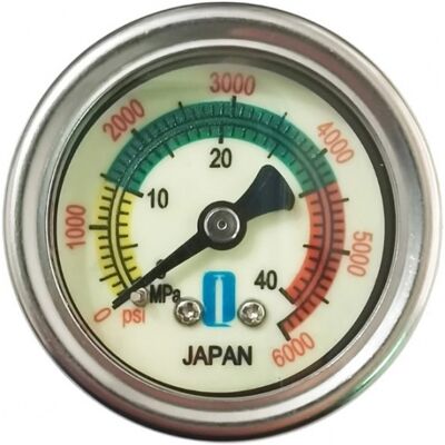Manometer für PCP-Pumpe 6000 psi - Druckmesser Manometer für PCP-Pumpe 6000 psi - Druckmesser