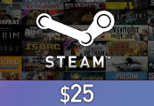Kinguin Steam Gift Card $25 - For USD Currency Accounts Global Activation Code