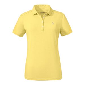 Schöffel Schnelltrocknendes bequemes Damen Trekking Polo-Shirt. Farbe: Gelb / Größe: 44