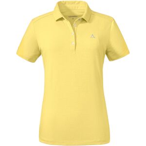 Schöffel Schnelltrocknendes bequemes Damen Trekking Polo-Shirt. Farbe: Gelb / Größe: 44