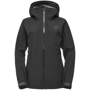 Black Diamond Wasserdichte elastische Damen Freeride Skijacke. Farbe: Schwarz / Größe: S