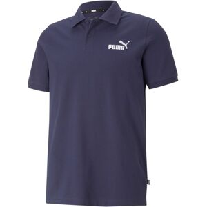 Puma Klassisches bequemes Herren Piqué Poloshirt. Farbe: Blau / Größe: M