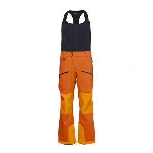 Black Diamond Wasserdichte technische Herren Ski Latzhose. Farbe: Orange / Größe: M