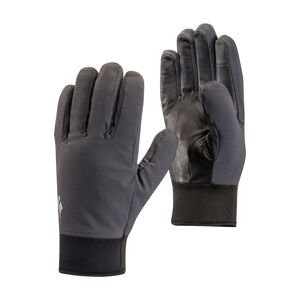 Black Diamond Atmungsaktiver isolierter Softshell Handschuh. Farbe: Grau / Größe: S