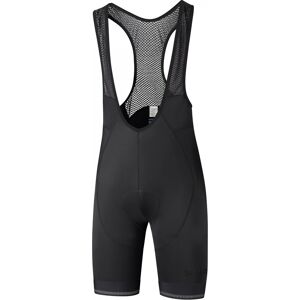 Shimano Funktionelle elastische Herren Fahrrad Trägershorts. Farbe: Schwarz / Größe: XXL