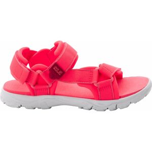 Jack Wolfskin Zeitlose leichte Kinder Freizeitsandale. Farbe: Pink / Größe: 27