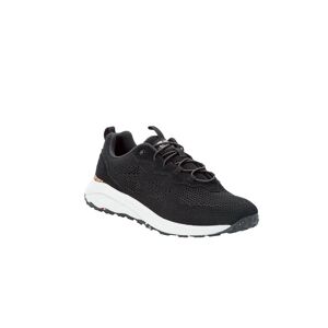 Jack Wolfskin Komfortabler stylischer Herren Freizeit Sneaker. Farbe: Schwarz / Größe: 45.5