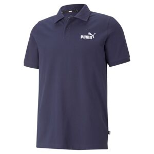 Puma Klassisches bequemes Herren Piqué Poloshirt. Farbe: Blau / Größe: M