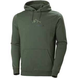 Helly Hansen Bequemer weicher Herren Kapuzenpullover. Farbe: Grün / Größe: M