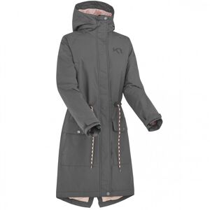 Kari Traa Atmungsaktiver wasserabweisender Damen Winterparka. Farbe: Grau / Größe: XS