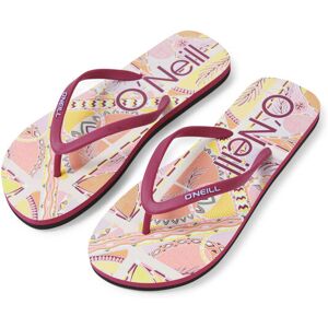 O''Neill Sommerliche luftige Sandalen. Farbe: Gelb / Pink / Größe: EU 37