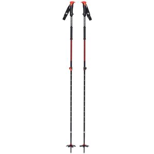 Black Diamond Klassischer vielseitiger Aluminium Ski- und Tourenstock. Farbe: Rot / Schwarz / Größe: 145 cm