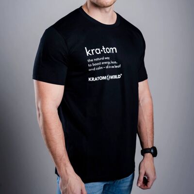 World Kra•tom Herren T-Shirt Schwarz / S World Kra•tom Herren T-Shirt Schwarz / S
