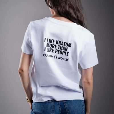 World I Like More Damen T-Shirt Weiß / Xl World I Like More Damen T-Shirt Weiß / Xl