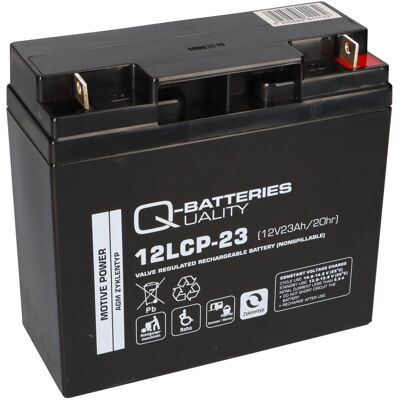 Quality-Batteries - 12LCP-23 - 12V - 23Ah - Batterie Quality-Batteries - 12LCP-23 - 12V - 23Ah - Batterie
