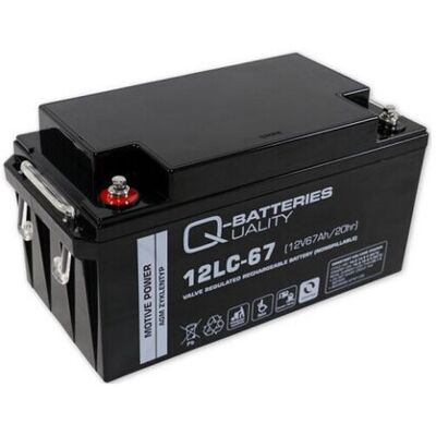 Quality-Batteries - 12LC-67 - AGM Tiefzyklus Batterie Quality-Batteries - 12LC-67 - AGM Tiefzyklus Batterie