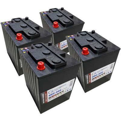 Q-Batteries 6DC-245 - 6V 245Ah Traktionsbatterie Q-Batteries 6DC-245 - 6V 245Ah Traktionsbatterie