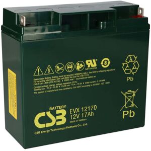 CSB-EVX12170 Blei Akku 12V 17Ah AGM wartungsfrei M5 Flachpol CSB-EVX12170 Blei Akku 12V 17Ah AGM wartungsfrei M5 Flachpol