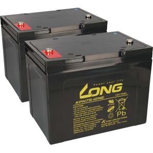 KungLong Ersatzakku für Sopur Power-Serie 2 x 12V 75Ah Blei AGM zyklenfest KungLong Ersatzakku für Sopur Power-Serie 2 x 12V 75Ah Blei AGM zyklenfest
