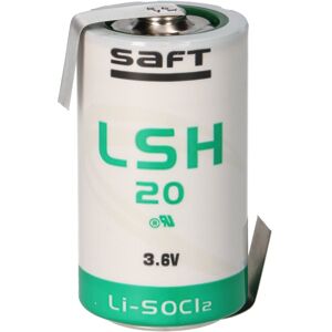 Saft Lithium 3,6V Batterie LSH 20 D - Zelle mit Z-Lötfahne