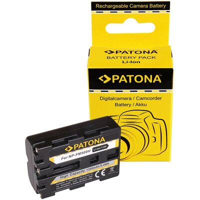 Patona Sony NP-FM500H Akku - 1300mAh, 7,2V Kamera-Batterie Patona Sony NP-FM500H Akku - 1300mAh, 7,2V Kamera-Batterie