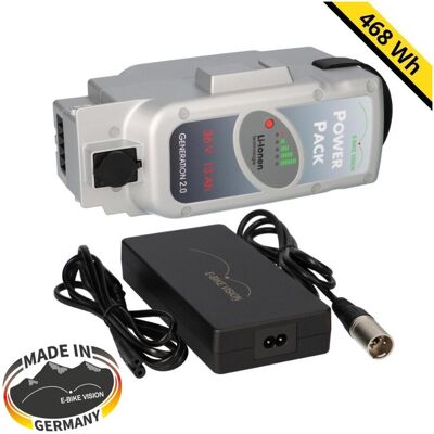 e-Bike Vision E-Bike Akku SET 36V 13Ah 468Wh mit Ladegerät kompatibel NKY363B2 NKY368B2 NKY370B2 e-Bike Vision E-Bike Akku SET 36V 13Ah 468Wh mit Ladegerät kompatibel NKY363B2 NKY368B2 NKY370B2