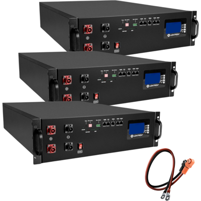 3x LIONTRON LiFePO4 Speicher LX48-100 - 48V 100Ah - 5,12 kWh mit BMS 110A mit 0% MwSt nach §12 Abs. 3 UstG 3x LIONTRON LiFePO4 Speicher LX48-100 - 48V 100Ah - 5,12 kWh mit BMS 110A mit 0% MwSt nach §12 Abs. 3 UstG