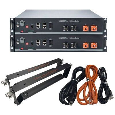 Pylontech 4,8 kWh Solarspeicher Lithium LiFePO4 inkl. Kabel, Halterung & BMS mit 0% MwSt nach §12 Abs. 3 UstG Pylontech 4,8 kWh Solarspeicher Lithium LiFePO4 inkl. Kabel, Halterung & BMS mit 0% MwSt nach §12 Abs. 3 UstG