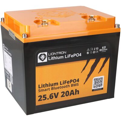 LIONTRON LiFePO4 Akku 25,6V 20Ah LX Smart BMS mit Bluetooth mit 0% MwSt nach §12 Abs. 3 UstG LIONTRON LiFePO4 Akku 25,6V 20Ah LX Smart BMS mit Bluetooth mit 0% MwSt nach §12 Abs. 3 UstG