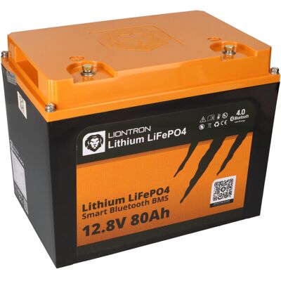 LIONTRON LiFePO4 Akku 12,8V 80Ah LX Smart BMS mit Bluetooth mit 0% MwSt nach §12 Abs. 3 UstG LIONTRON LiFePO4 Akku 12,8V 80Ah LX Smart BMS mit Bluetooth mit 0% MwSt nach §12 Abs. 3 UstG