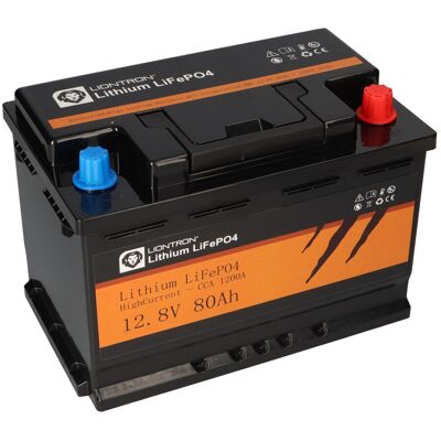 LIONTRON LiFePO4 LX 12,8V 80Ah BMS Hochstrom mit BMS mit 0% MwSt nach §12 Abs. 3 UstG LIONTRON LiFePO4 LX 12,8V 80Ah BMS Hochstrom mit BMS mit 0% MwSt nach §12 Abs. 3 UstG