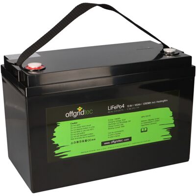 Offgridtec LifePo4 Akku 12/100 12,8V 100Ah mit BMS und Heizmatte 1280Wh mit 0% MwSt nach §12 Abs. 3 UstG Offgridtec LifePo4 Akku 12/100 12,8V 100Ah mit BMS und Heizmatte 1280Wh mit 0% MwSt nach §12 Abs. 3 UstG