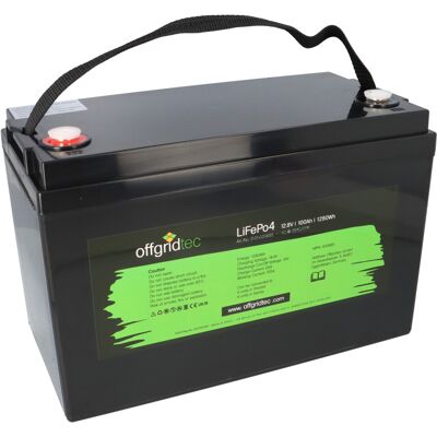 Offgridtec LifePo4 Akku 12/100 12,8V 100Ah 1280Wh mit 0% MwSt nach §12 Abs. 3 UstG Offgridtec LifePo4 Akku 12/100 12,8V 100Ah 1280Wh mit 0% MwSt nach §12 Abs. 3 UstG