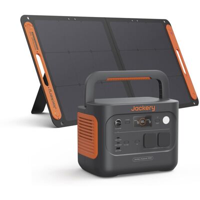 Jackery Explorer 1000 v2 Powerstation mit SolarSaga 100W Solarpanel Jackery Explorer 1000 v2 Powerstation mit SolarSaga 100W Solarpanel