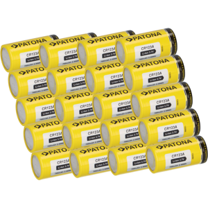 20x PATONA Li-Ion 3,7V Akku CR123A 16340 Zelle 700mAh 2,59Wh 20x PATONA Li-Ion 3,7V Akku CR123A 16340 Zelle 700mAh 2,59Wh