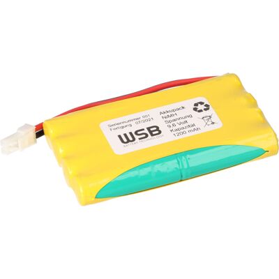 WSB Akku kompatibel Somfy 2400720 Garagentorantrieb u.a. 9,6V 1200mAh WSB Akku kompatibel Somfy 2400720 Garagentorantrieb u.a. 9,6V 1200mAh
