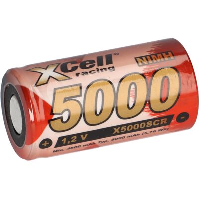 XCell SUB-C Akku Zelle 5000mAh 1,2V NIMH Hochleistungszelle XCell SUB-C Akku Zelle 5000mAh 1,2V NIMH Hochleistungszelle