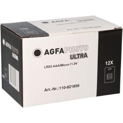 AGFAPHOTO Batterie Ultra AAA 1.5V 48 Stück 12x 4er Blister AGFAPHOTO Batterie Ultra AAA 1.5V 48 Stück 12x 4er Blister