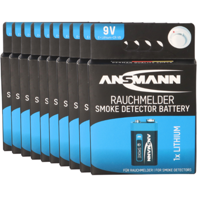 Ansmann Extreme Lithium 9V Block - 9V Lithium 6AM6 - Batterie Ansmann Extreme Lithium 9V Block - 9V Lithium 6AM6 - Batterie