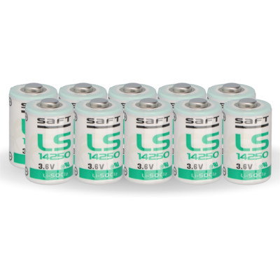 Saft LS14250 Li-SOCl2 3,6V 1200mAh - Batterie Saft LS14250 Li-SOCl2 3,6V 1200mAh - Batterie