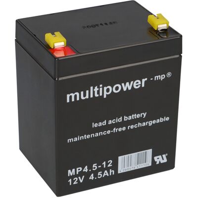 Multipower MP4.5-12 12V 4500mAh Batterie - Blei-Akku Multipower MP4.5-12 12V 4500mAh Batterie - Blei-Akku