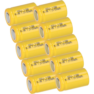 XCell - X1/2AA600 - 600mAh - 1,2V - Batterie XCell - X1/2AA600 - 600mAh - 1,2V - Batterie