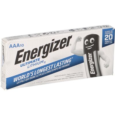Energizer - Ultimate Lithium LR03 - 1.5V - AAA - Batterie Energizer - Ultimate Lithium LR03 - 1.5V - AAA - Batterie