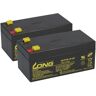 KungLong 2x 12V 3,3Ah kompatibel Steighilfe Scala Mobil S31 AGM VdS