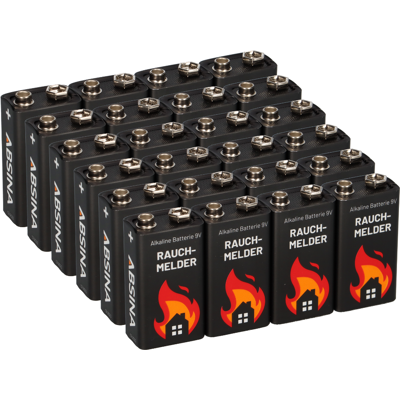 MARKENLOS - 9V AlMn 580mAh - Schwarz - 580mAh - Battery MARKENLOS - 9V AlMn 580mAh - Schwarz - 580mAh - Battery