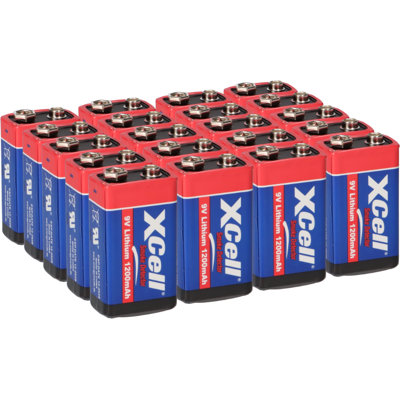 XCell - 9V Lithium Block - 1200mAh - 9V - Battery XCell - 9V Lithium Block - 1200mAh - 9V - Battery
