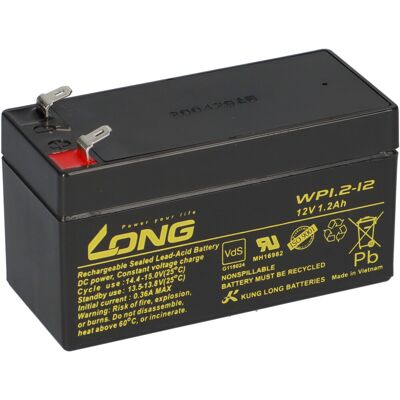 KungLong Bleiakku 12V 1,2Ah kompatibel Notstrom Alarm 920001 AGM VdS KungLong Bleiakku 12V 1,2Ah kompatibel Notstrom Alarm 920001 AGM VdS