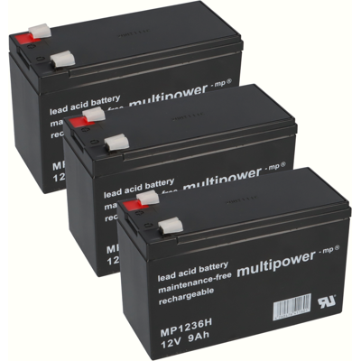 KungLong - Tante Paula Scooter - 3x12V 9Ah AGM - Battery Pack KungLong - Tante Paula Scooter - 3x12V 9Ah AGM - Battery Pack